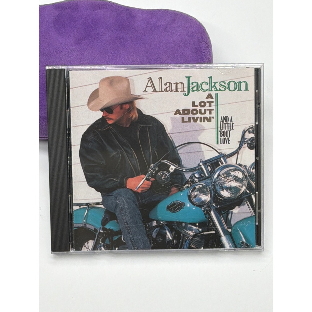Alan Jackson A Lot About Livin And a Little bout Love CD 1992 Arista 18711-2
